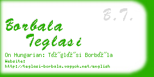 borbala teglasi business card